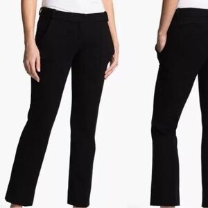 Diane Von Furstenberg Pants Trousers Women’s Straight Leg Dress Black Size 2